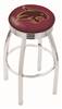  Texas State 25" Swivel Counter Stool with Chrome Finish  