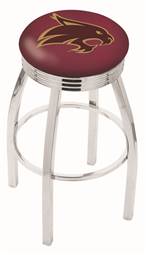  Texas State 25" Swivel Counter Stool with Chrome Finish  