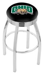  Ohio University 25" Swivel Counter Stool with Chrome Finish  