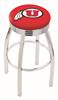  Utah 25" Swivel Counter Stool with Chrome Finish  