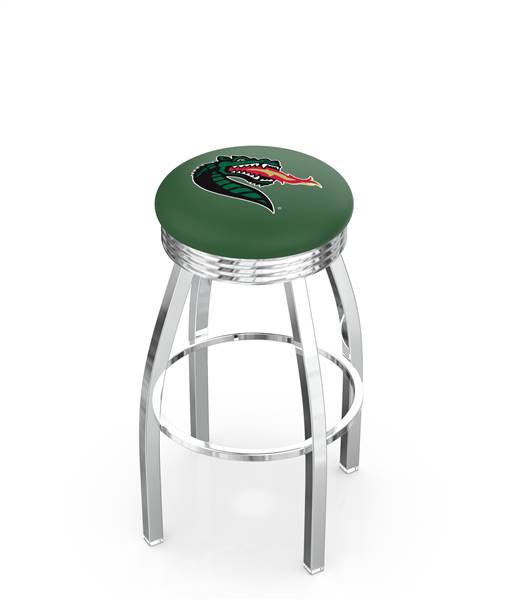  UAB 30" Swivel Bar Stool with Chrome Finish  