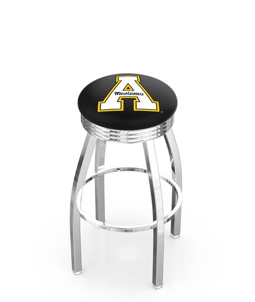  Arizona State (Sparky) 30" Swivel Bar Stool with Chrome Finish  