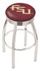  Florida State (Script) 30" Swivel Bar Stool with Chrome Finish  