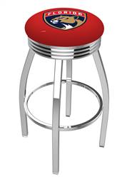  Florida Panthers 30" Swivel Bar Stool with Chrome Finish  