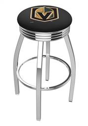  Vegas Golden Knights 30" Swivel Bar Stool with Chrome Finish  