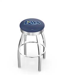  Tampa Bay Rays 30" Swivel Bar Stool with Chrome Finish  