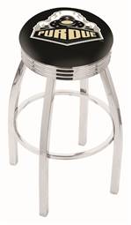  Purdue 30" Swivel Bar Stool with Chrome Finish  