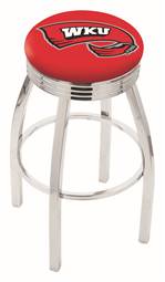  Western Kentucky 30" Swivel Bar Stool with Chrome Finish  