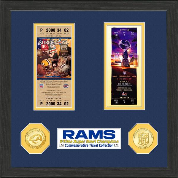 Los Angeles Rams Super Bowl Championship Ticket Collection  