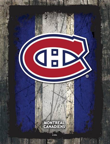 Montreal Canadiens 15 x 20 inches Canvas Wall Art