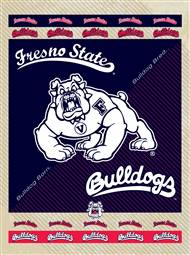Fresno State University 15x20 inches Canvas Wall Art