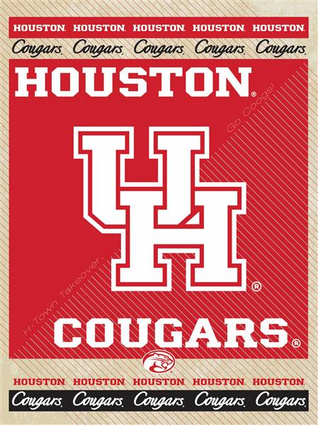 University of Houston 15x20 inches Canvas Wall Art