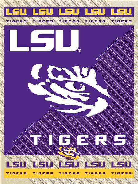 Louisiana State University 15x20 inches Canvas Wall Art