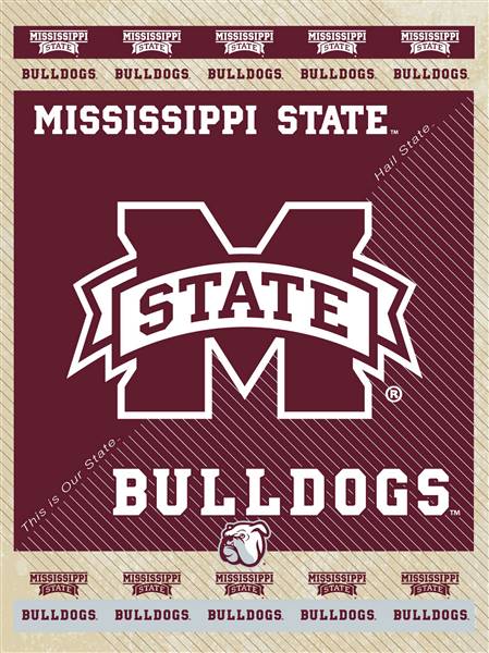 Mississippi State University 15x20 inches Canvas Wall Art