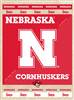 University of Nebraska 15x20 inches Canvas Wall Art