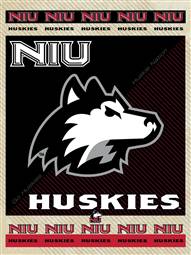 University of Northern Illinois 15x20 inches Canvas Wall Art