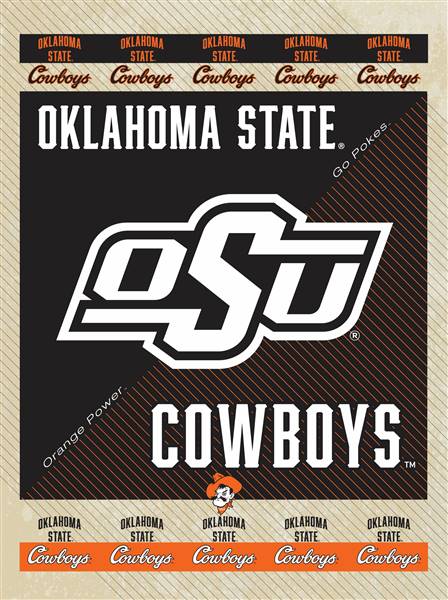 Oklahoma State University 15x20 inches Canvas Wall Art