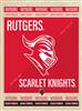 Rutgers 15x20 inches Canvas Wall Art