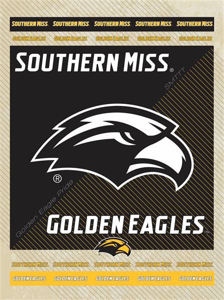 University of Southern Mississippi 15x20 inches Canvas Wall Art