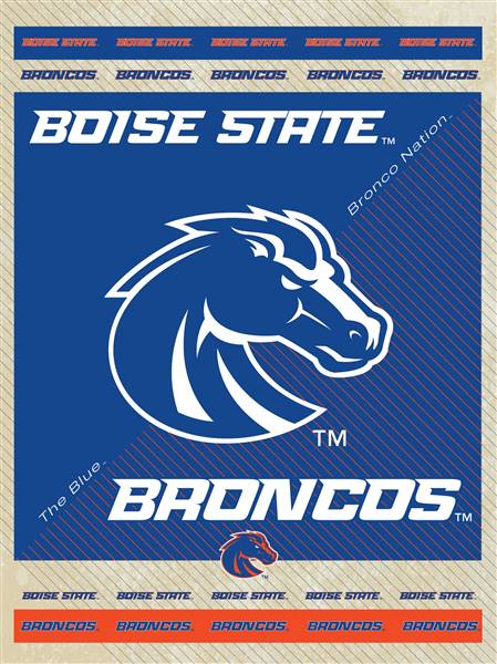 Boise State University 24x32 Canvas Wall Art