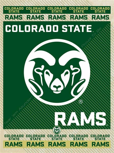 Colorado State University 24x32 Canvas Wall Art