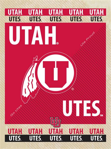 University of Utah 24x32 Canvas Wall Art