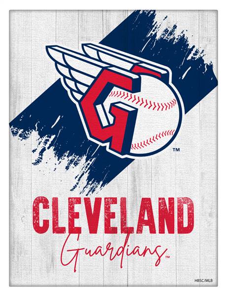 Cleveland Guardians 15 X 20 inch Canvas Wall Art