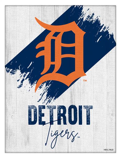 Detroit Tigers 15 X 20 inch Canvas Wall Art