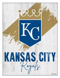 Kansas City Royals 15 X 20 inch Canvas Wall Art