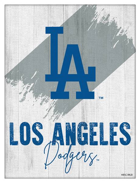 Los Angeles Dodgers 15 X 20 inch Canvas Wall Art