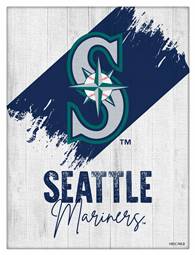 Seattle Mariners 15 X 20 inch Canvas Wall Art