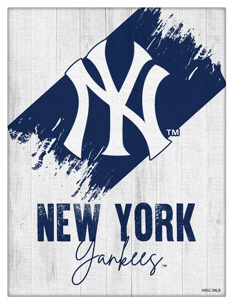 New York Yankees 24 X 32 inch Canvas Wall Art