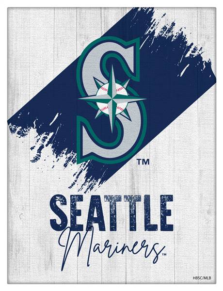 Seattle Mariners 24 X 32 inch Canvas Wall Art