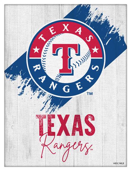 Texas Rangers 24 X 32 inch Canvas Wall Art