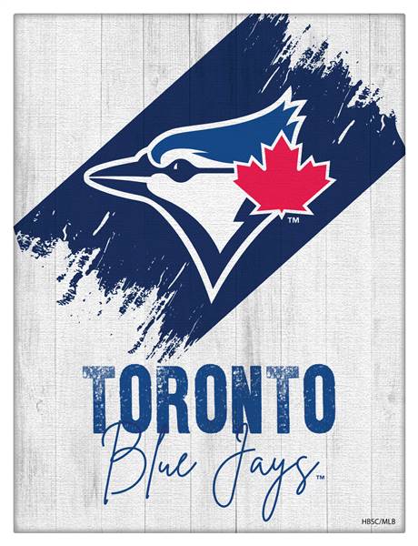 Toronto Blue Jays 24 X 32 inch Canvas Wall Art