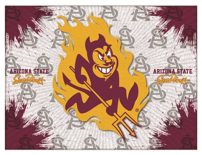 Arizona State University (Sparky) 15x20 inches Canvas Wall Art