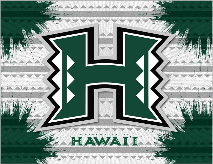 University of Hawaii 15x20 inches Canvas Wall Art