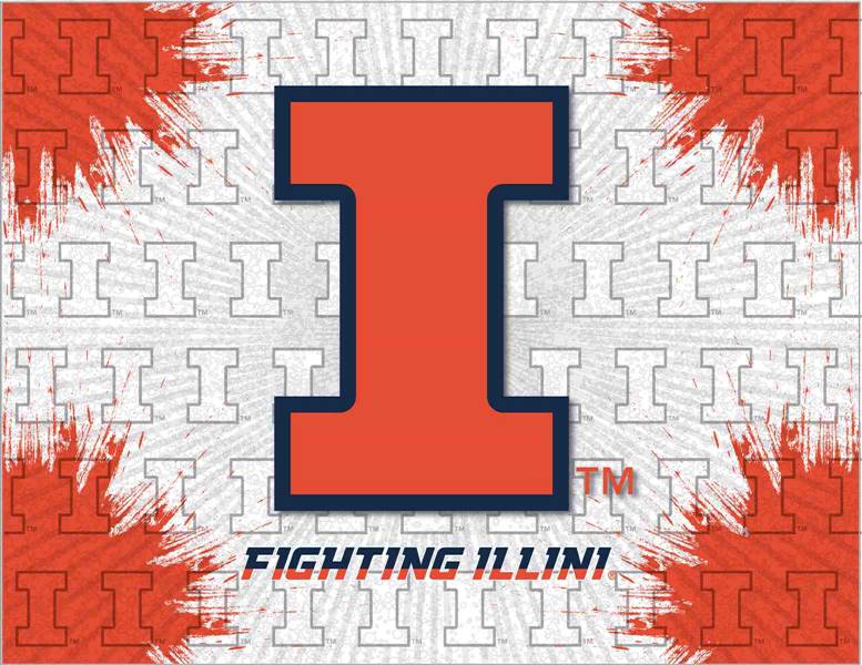 University of Illinois 15x20 inches Canvas Wall Art