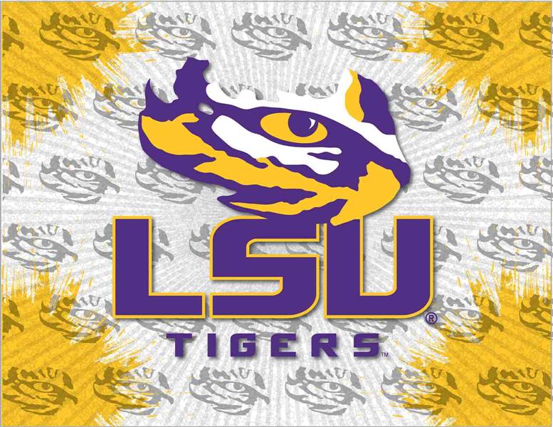 Louisiana State University 15x20 inches Canvas Wall Art