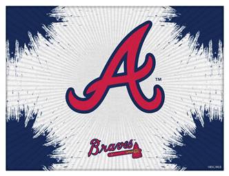 Atlanta Braves 15 X 20 inch inch Canvas Wall Art