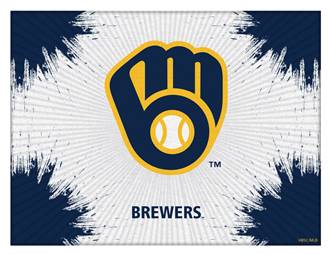 Milwaukee Brewers 15 X 20 inch inch Canvas Wall Art