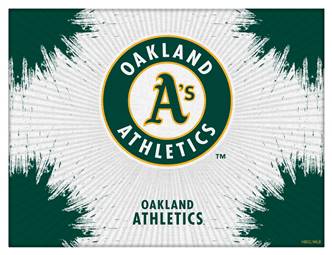 Oakland Athletics 15 X 20 inch inch Canvas Wall Art