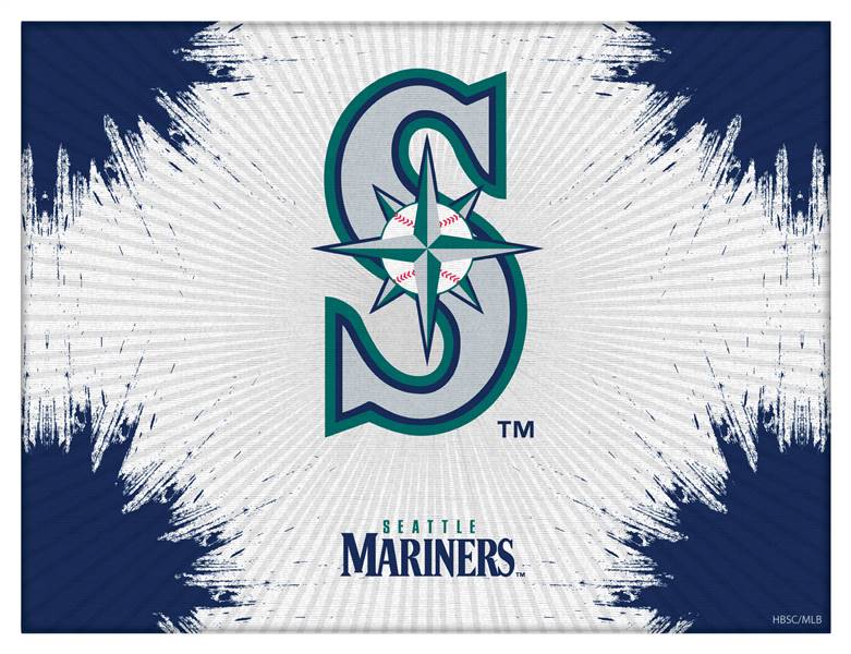 Seattle Mariners 15 X 20 inch inch Canvas Wall Art