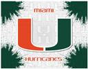 University of Miami (FL) 15x20 inches Canvas Wall Art