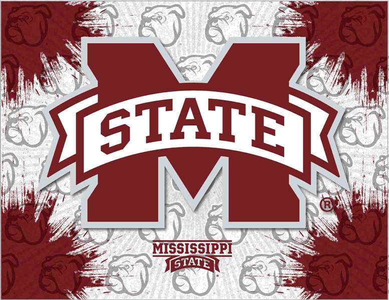 Mississippi State University 15x20 inches Canvas Wall Art