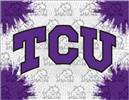 Texas Christian University 15x20 inches Canvas Wall Art