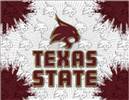 Texas State University 15x20 inches Canvas Wall Art