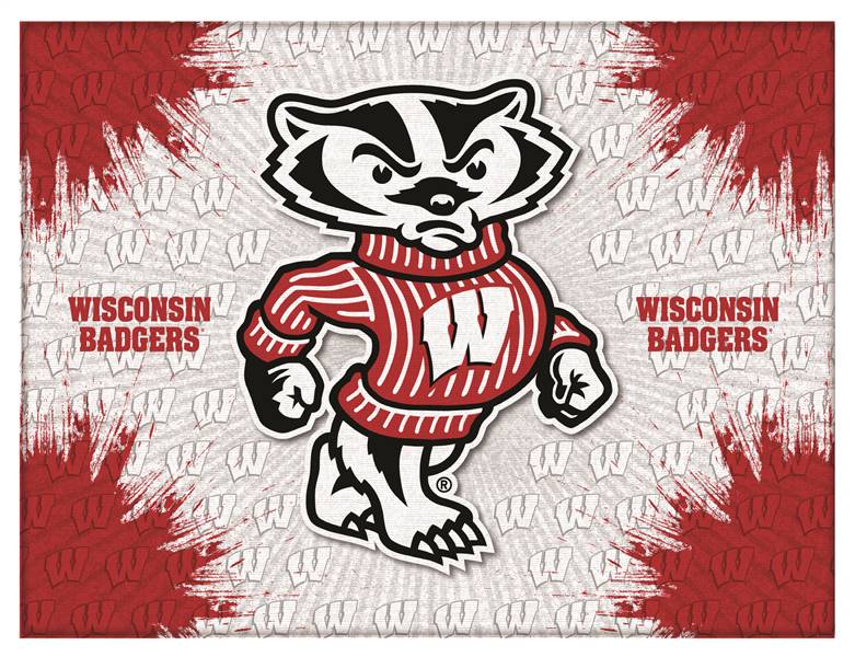 University of Wisconsin (Badger) Logo 15x20 inches Canvas Wall Art