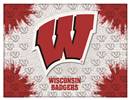 University of Wisconsin (W) Logo 15x20 inches Canvas Wall Art