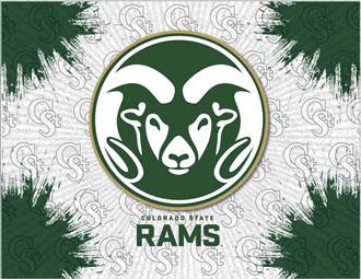 Colorado State University 24x32 Canvas Wall Art